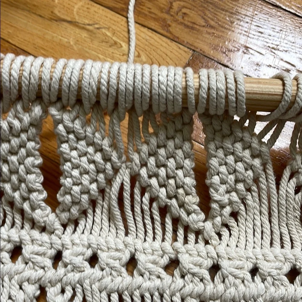 Cream Macrame Wall Hanging